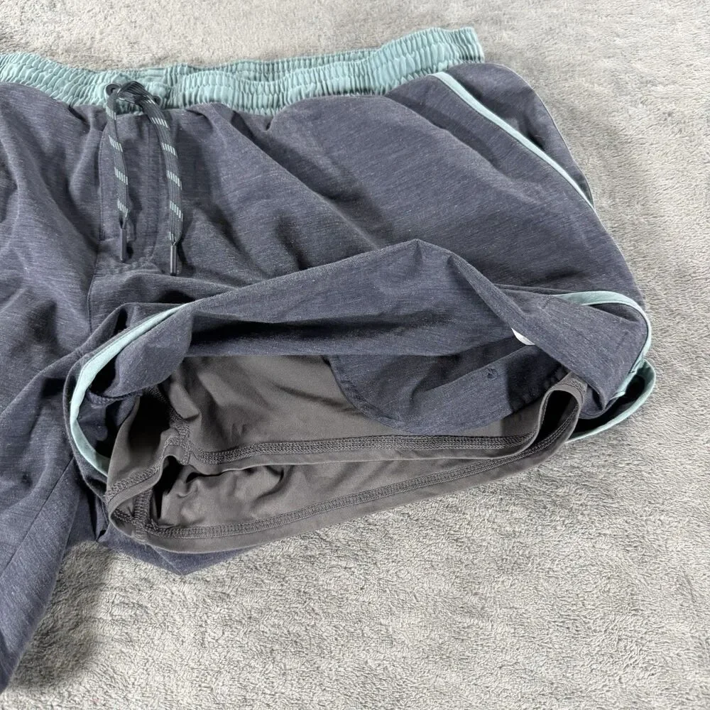L.L. Bean All Adventure Swim Shorts Lined 7” Men’s XXXL Blue Compression Lined